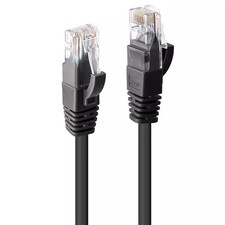 Image of Lindy 30m Cat.6 U/UTP Network Cable Black