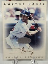 1996 Leaf Signature Series - Autographs Dwayne Hosey Silver (AU) Boston Red Sox