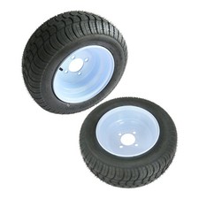 2Set 205/50-10 Golf Cart Tire  Wheels 4x4'' Rim 6PR Load C Street Club Car EZGO