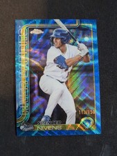 2025 Topps Pro Debut - Chrome Spencer Nivens #PDC-72 Blue Wave Refractor /150