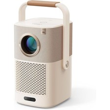 Outdoor Projector with WiFi 6 and Bluetooth Native 1080P Smart Portable Movie