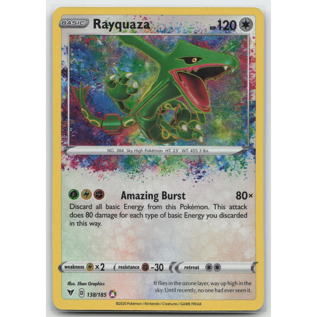 Rayquaza 138/185 Swsh04: Vivid Voltage for sale | eBay