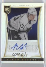 2013-14 Panini Select Rookie Auto Silver Prizm /99 Tyler Toffoli #290 Auto 1ic