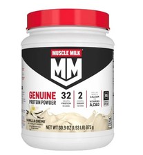 Muscle Milk Genuine Protein Powder Vanilla Creme, 30.9oz - 1.93 Pound 9/19/2026 13.46 per gallon
