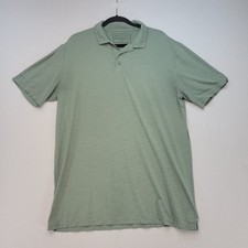 Anetik Polo Shirt Mens XL Sage Green Performance UPF 30 UV VINT MPLPRS9