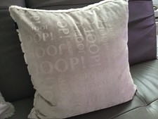 Neuheit JOOP! Kissenhülle  Grau 45x45 cm  2 Stück Felloptik Wendedesign