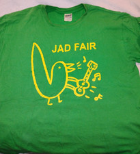 VINTAGE JAD FAIR T SHIRT HALF JAPANESE LO-FI ALTERNATIVE DANIEL JOHNSTON ROCKER