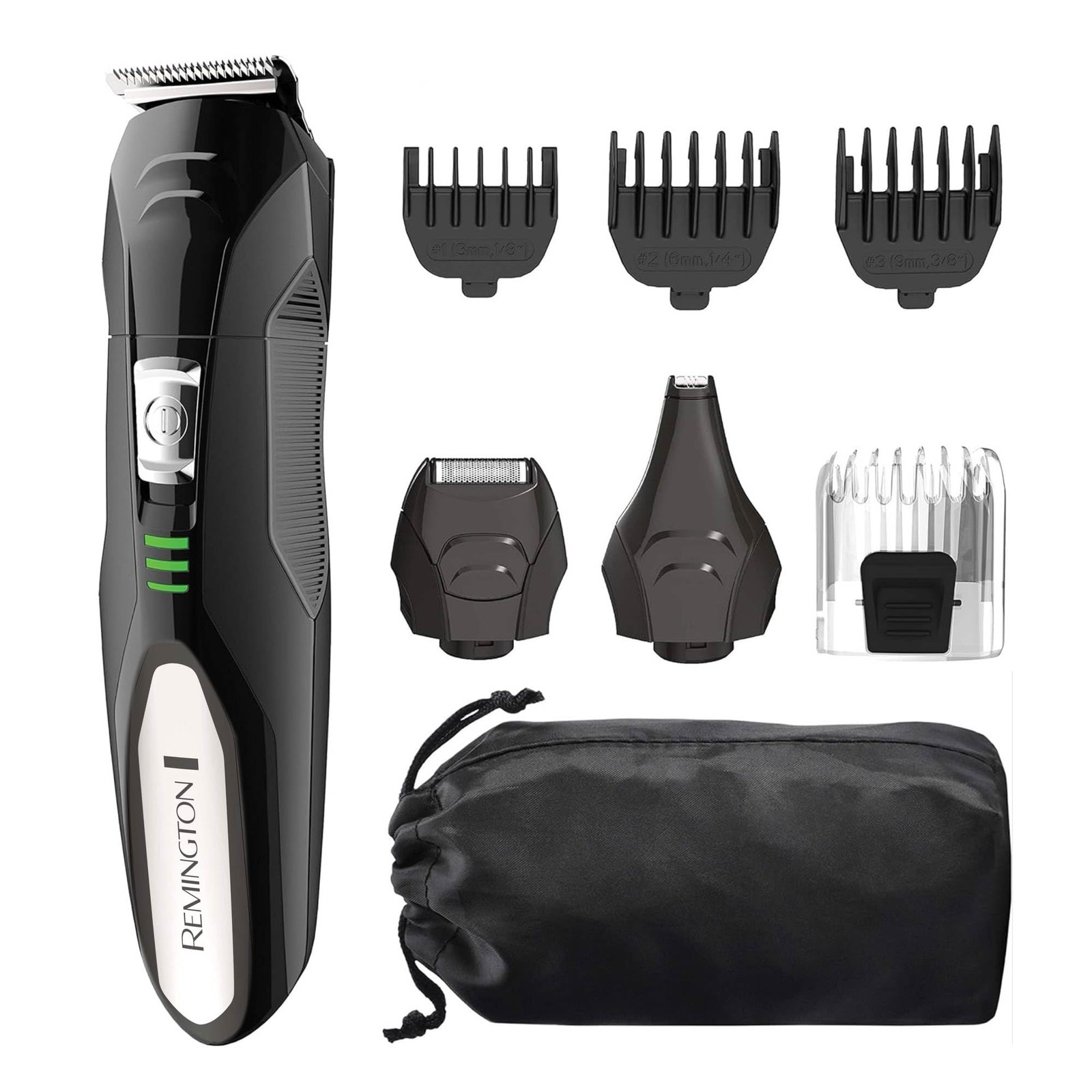 Remington All-in-One Grooming Kit, Lithium Powered, 8 8-piec