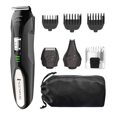 Remington All-in-One Grooming Kit, Lithium Powered, 8 8-piece set, Black 