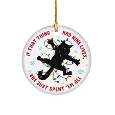 Cat Christmas Ornament - Tree Pack 1, 2