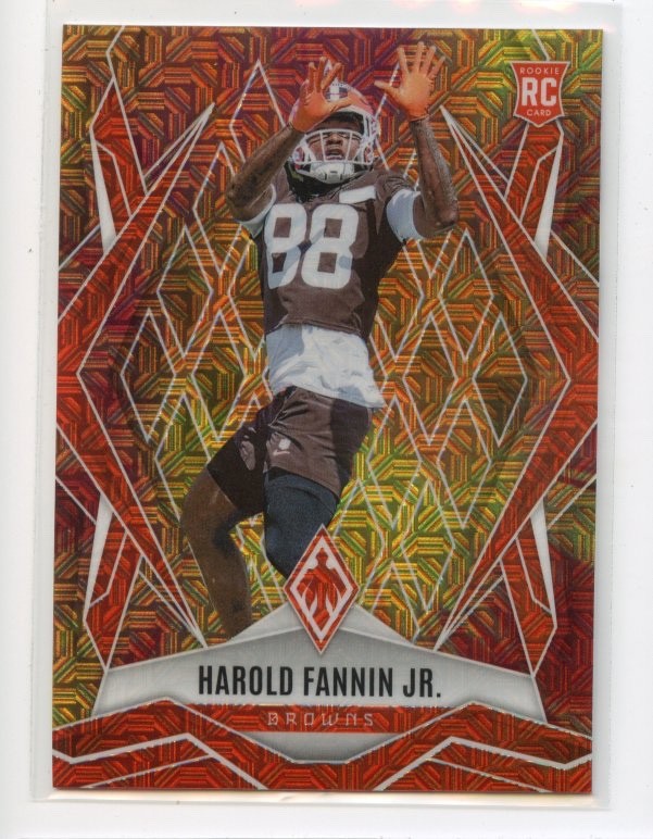 2025 Panini Phoenix Premium Box Set HAROLD FANNIN JR. #217 RC FIREBURST 348/350