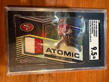 2021 Obsidian Atomic Material Electric Etch YELLOW /10 Joe Montana HOF SGC 9.5