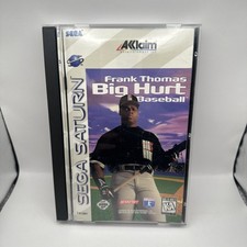 Frank Thomas Big Hurt Baseball Sega Saturn CIB Complete w Manual Reg Card VGC
