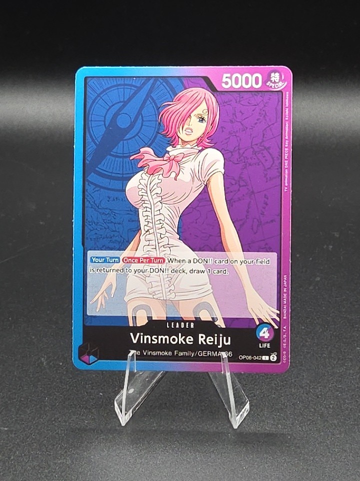 One Piece English Vinsmoke Reiju OP06-042 Wings of the Captain
