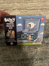 Bluey Jewelry Box for Girls - Musical Jewelry Box with Spinning Figurine, Blu...
