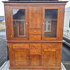 Affascinante vetrina in mogano impiallacciato - SPEDIZIONE GRATUITA UK*