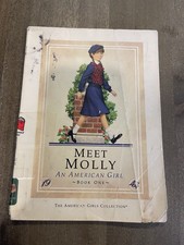 Vintage American Girl Doll Book Meet Molly An American Girl Book One