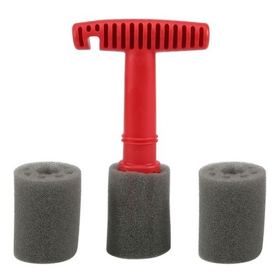 Car Wash Embedded Tire  Brush Lug  Wheel Cleaning Tools with 3 Extra1400
