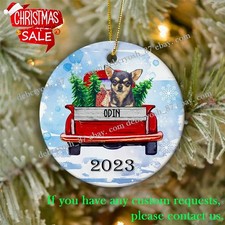 Custom Chihuahua Ornament, Chihuahua Christmas Ornament, Chihuahua Memorial C...
