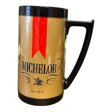 VINTAGE 1970s MICHELOB THERMO-SERV INSULATED BEER MUG - 16 OUNCE