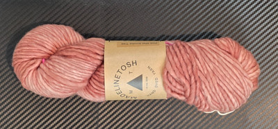Madelinetosh A.S.A.P. Hand Dyed Wool Yarn Pink Mist Smoke Tree 90 Yards
