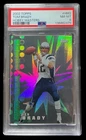 2002 topps #HM2 tom brady; hobby masters SP holo refractor insert PSA 8