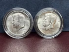 1964-P & D Silver Brilliant Uncirculated JFK Half Dollars – Full Luster 90%