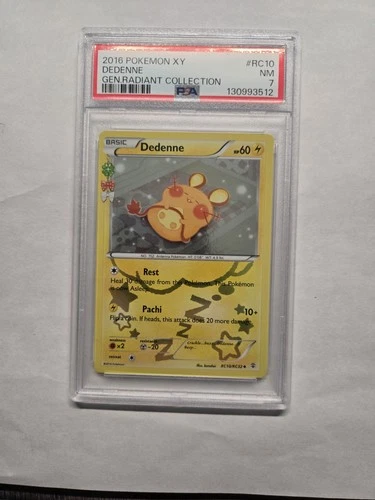 Dedenne RC10 Generations: Radiant Collection Holo PSA 7