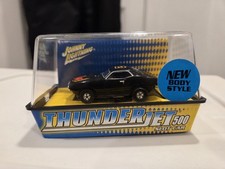 JOHNNY LIGHTNING THUNDERJET 500 1968 PONTIAC FIREBIRD BLACK NIB SLOT CAR