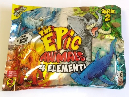 Epic Animals 4 Elements 2^ 3D Figures Diramix Bag Series