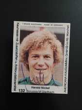 Harald Nickel Boron. M'gladbach Americana 1980 #?132 Original Hand Signed 