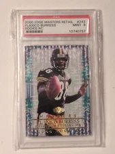PLAXICO BURRESS RC - 2000 EDGE MASTERS RETAIL #243 -PSA 9 Mint