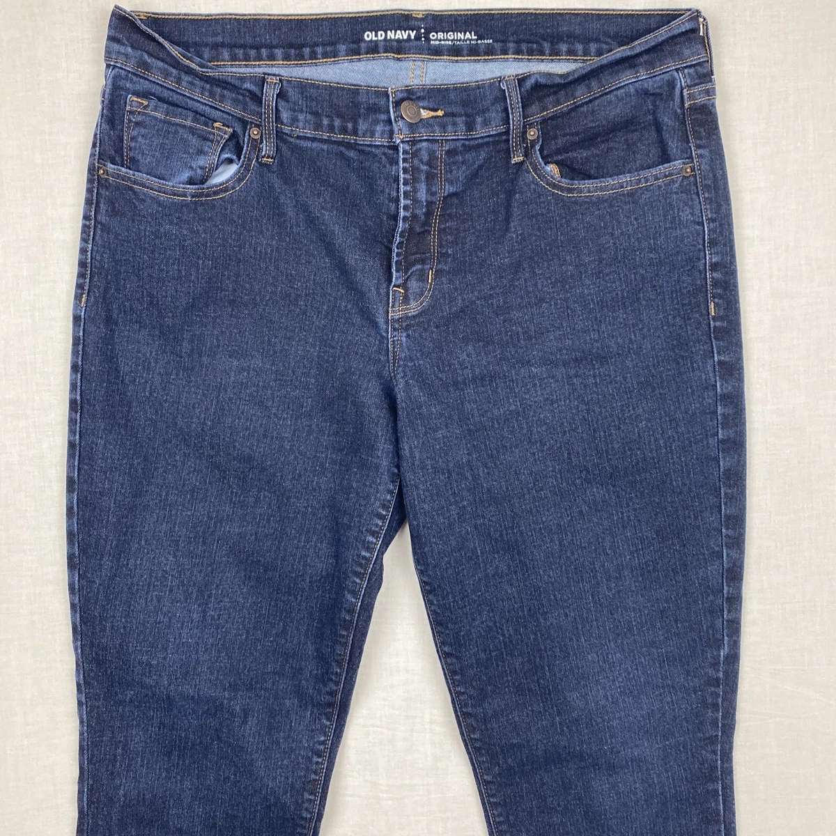 Old Navy Original Skinny Jeans Dark Wash Sz 12 Long 34x32
