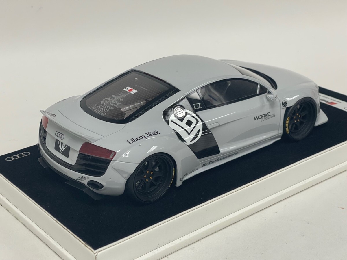 1/18 GT Spirit Audi R8 from 2019 by Liberty walk White GT325