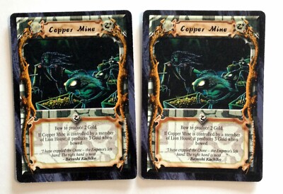 Copper Mine (2) L5R Legends of the Five Rings CCG Anvil of Despair 1996