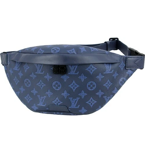 Louis Vuitton Discovery Bumbag PM Monogram Blue For Men, Men's