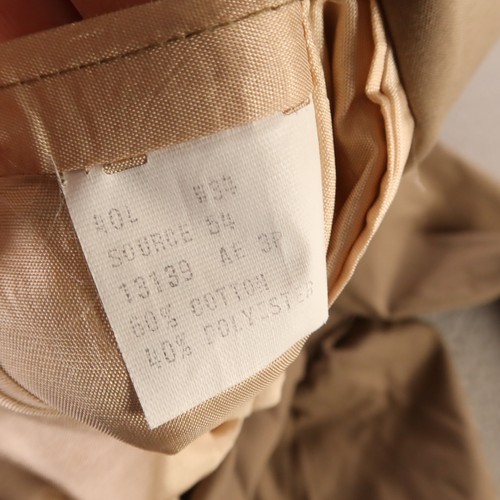 VINTAGE Hopsack Jacket M Brown Cotton Polyester Blazer Sport Coat Oakton 40L - Picture 11 of 20