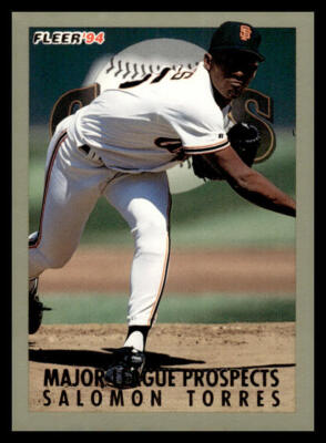1994 Fleer 33 Salomon Torres  Major League Prospects Insert