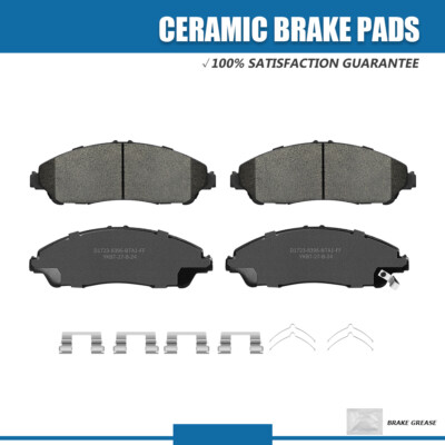 Front Ceramic Brake Pads Set For 2017- 2020 Honda Pilot Acura MDX Ridgeline