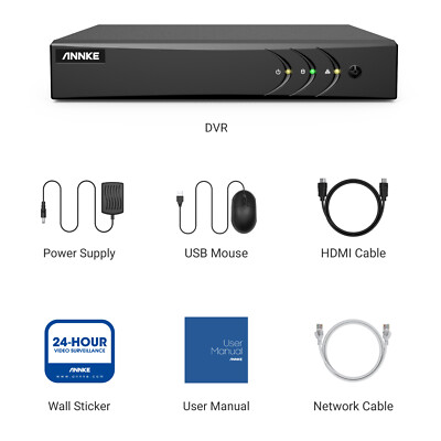 ANNKE 8CH 16CH H.265+ 5MP Lite DVR Recorder for CCTV Home Security Camera System
