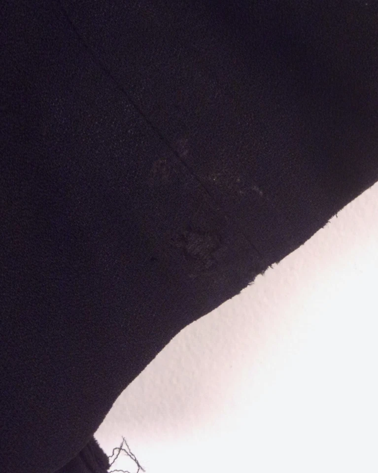 Jersey de terciopelo rayón negro Gibson gay vintage años 50 60 manga campana talla 7 Foto 4 de 4