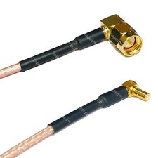 RG316 SMA MALE ANGLE to SSMB Male Angle RF Cable Rapid-SHIP LOT