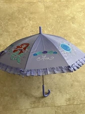 Disney Liberty Square Parasol Purple Personalized Name Ava Princess Crown Castle