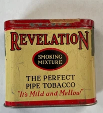 Vintage Revelation Pipe Tobacco Tin Empty Philip Morris & Co--Lot of 5