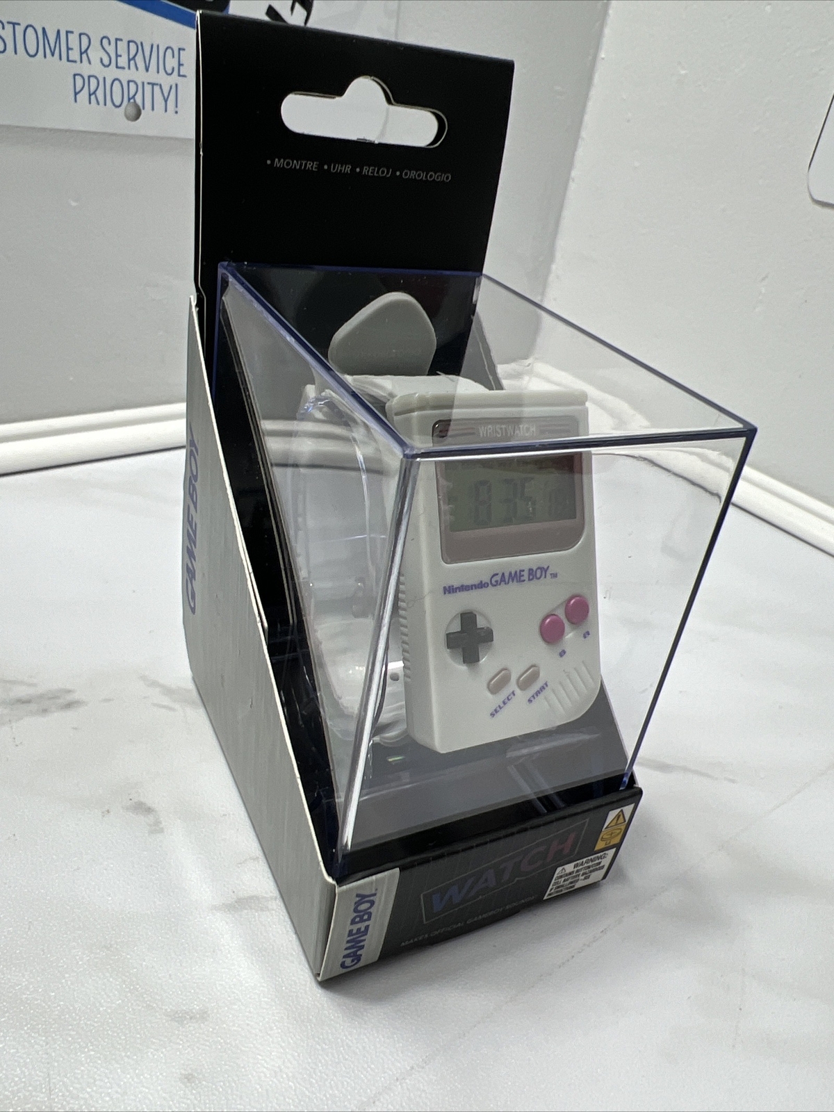 Nintendo Gameboy Watch Paladone Official Super Mario Alarm Sound NES