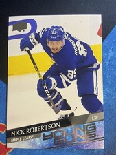 2020-21 Upper Deck Series 1 Young Guns Nick Robertson Toronto Maple Leafs YG RC