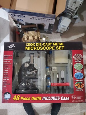 Orbitor 1200x Die Cast Metal Microscope Kit 48 Pieces
