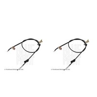 Blue Print Bremsseilen Set Links Rechts Hinten FüR Honda Civic Viii Hatchback