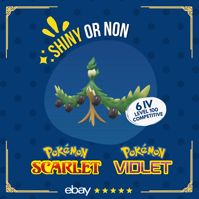 Arboliva Shiny o Non   6 IV Competitive Customizable Pokémon Scarlet Violet