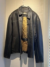Andrew Marc Leather Jacket Men’s XL